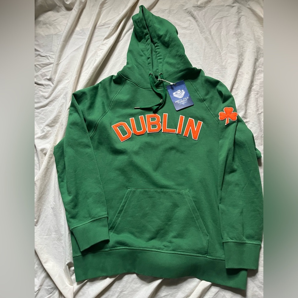 Ebbets Field Flannels Hoodie Dublin SZ 2XL NWT